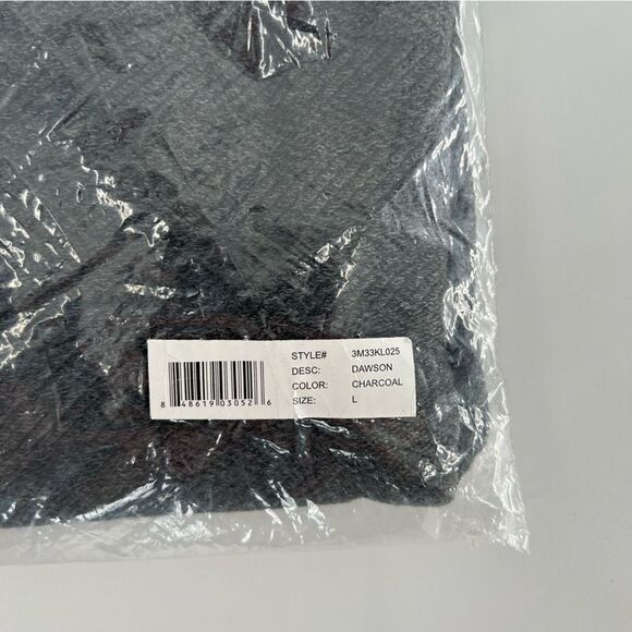 Third & Army Pullover Long Sleeve Hoodie Sweatshirt Grey NWT Large - Picture 4 of 9